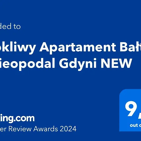 Urokliwy Apartament Baltyk 2 Nieopodal Gdyni New Daire Pogorze